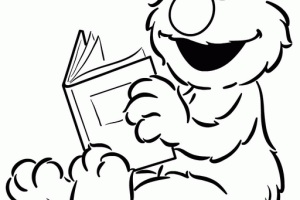 Read Book Elmo coloring pages