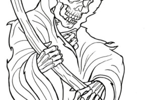 Skull Tattoo coloring pages