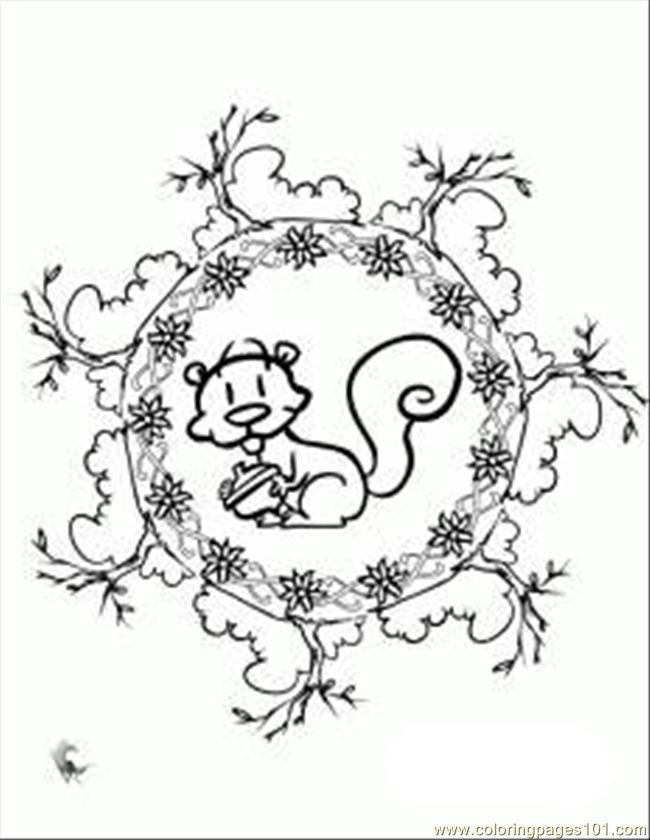  Squirell Tattoo coloring pages