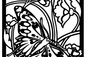Stained Glass Coloring pages Natural