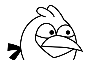 Young Angry Birds Coloring pages