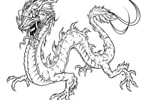 Chinese Dragon Coloring Pages | Colouring pages | #28