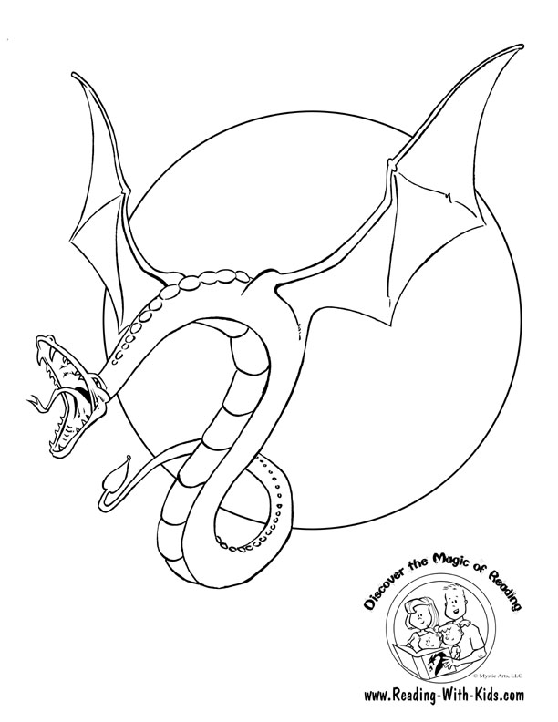  Dragon Coloring Pages | Colouring pages | #12