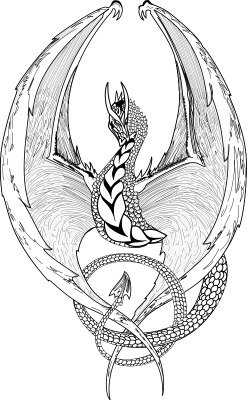  Dragon Coloring Pages | Colouring pages | #15