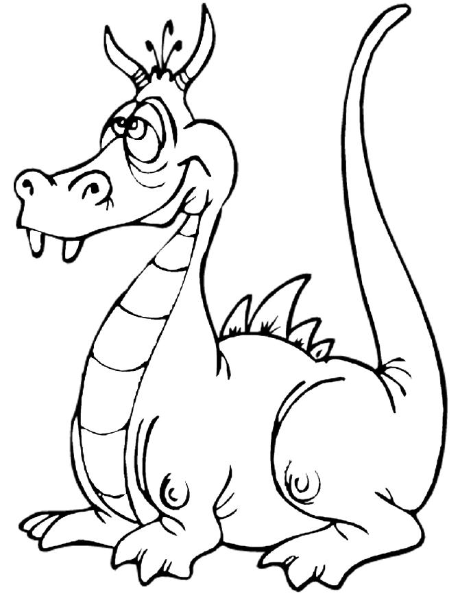  Dragon Coloring Pages | Colouring pages | #3