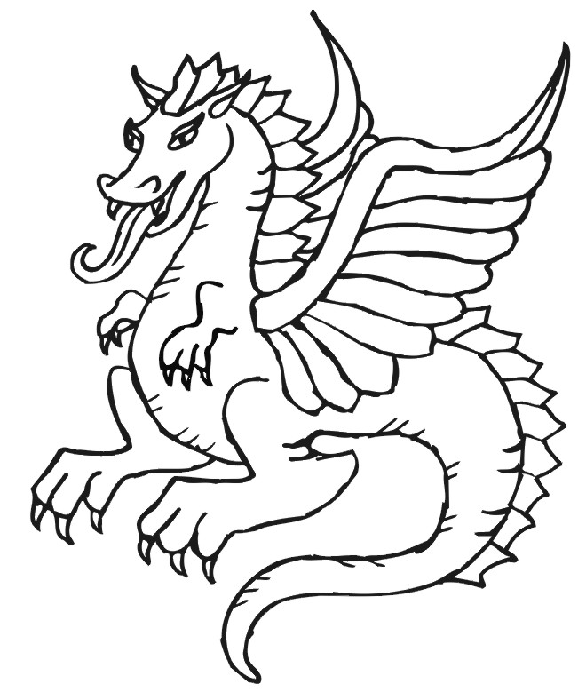 Dragon Coloring Pages | Colouring pages | #6