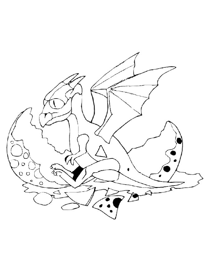  Dragon Coloring Pages | Colouring pages | #9