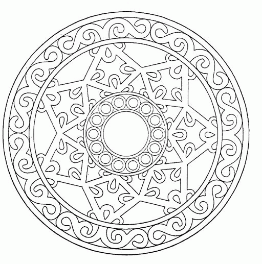 Mandala Coloring pages | FREE coloring pages | #1