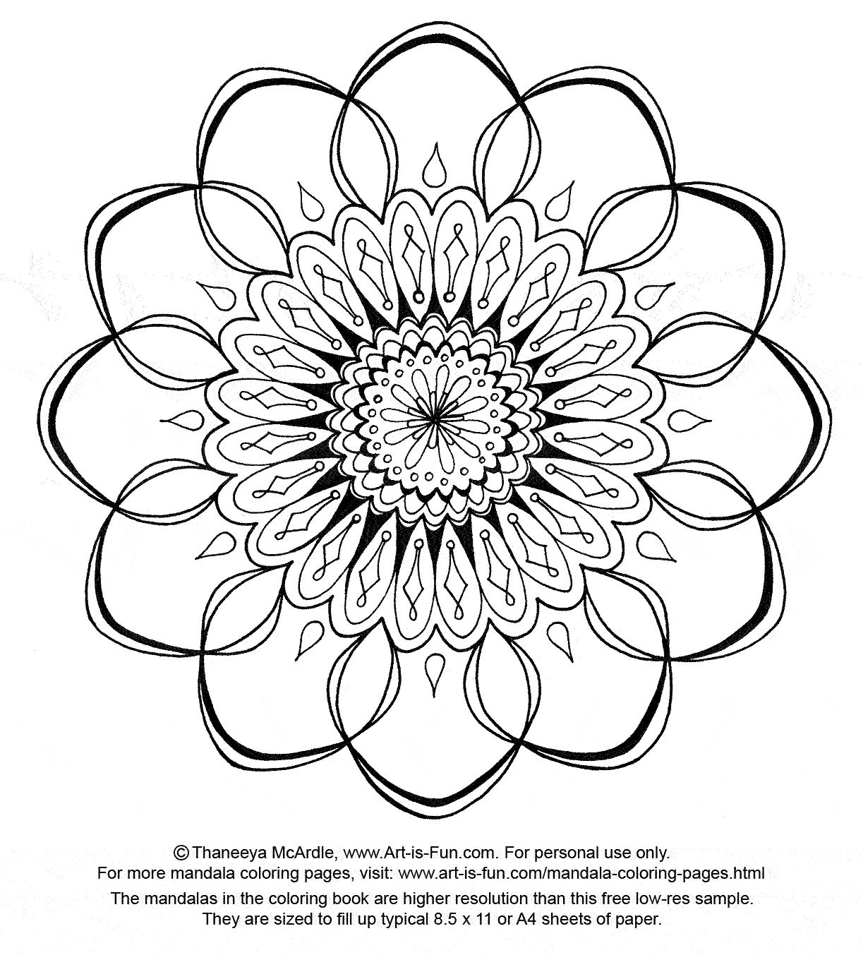 Mandala Coloring pages | FREE coloring pages | #25