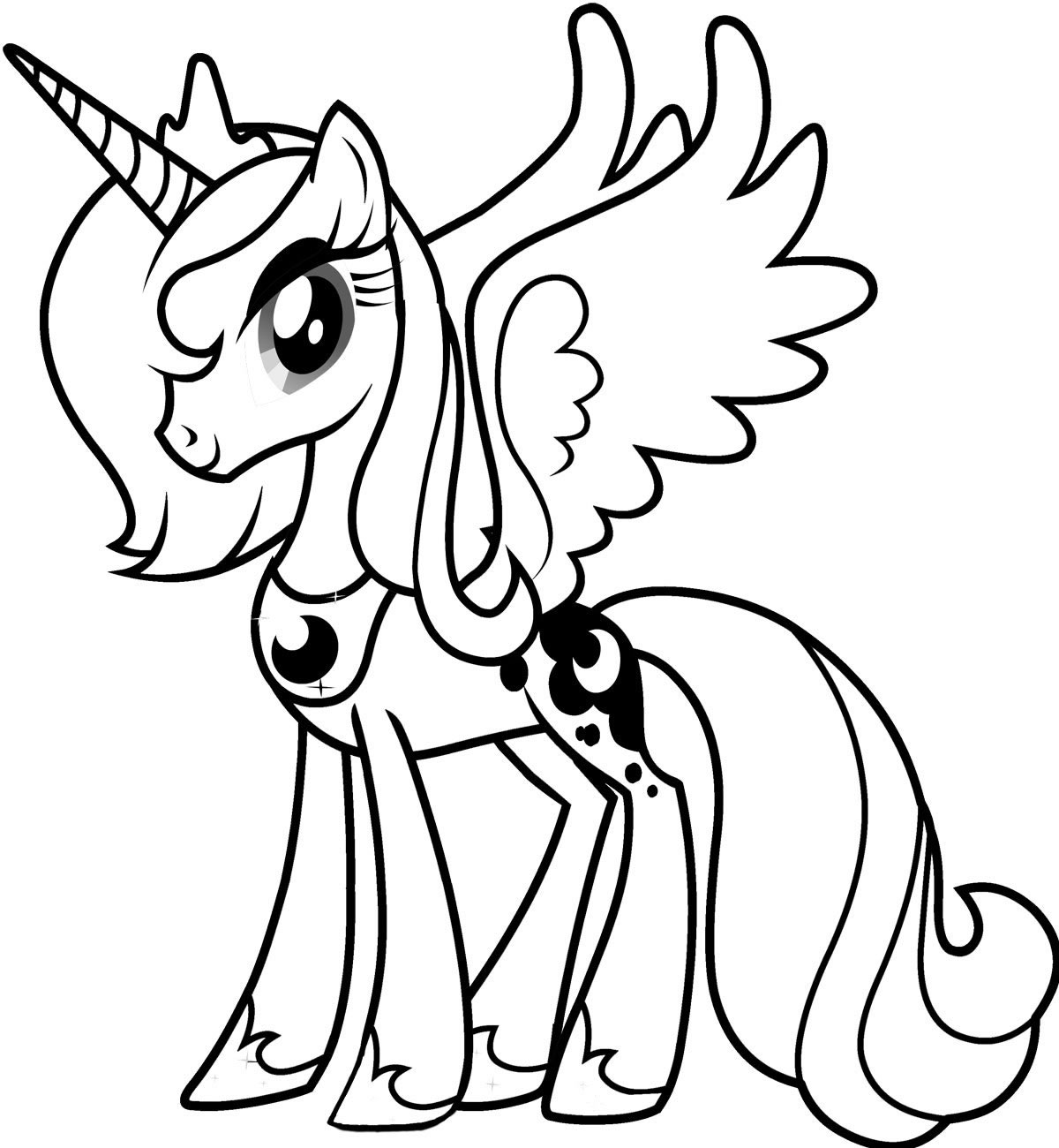  My Little Pony Coloring Pages PINKIE FLYING