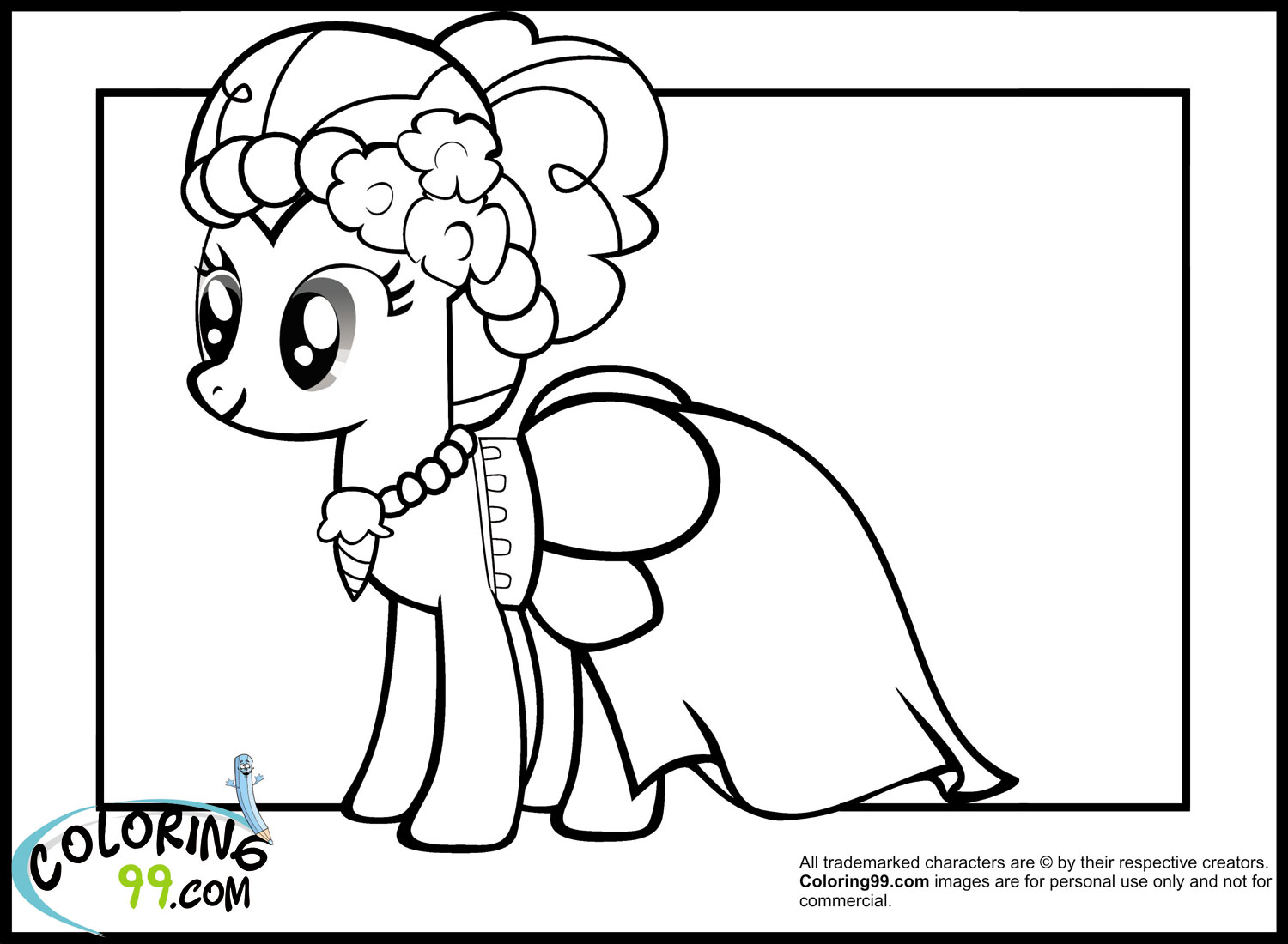  My Little Pony Coloring Pages PINKIE
