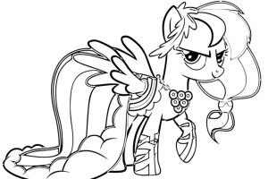 My Little Pony Coloring Pages UPSET