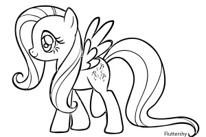 My Little Pony Coloring Pages YOUNG PONY