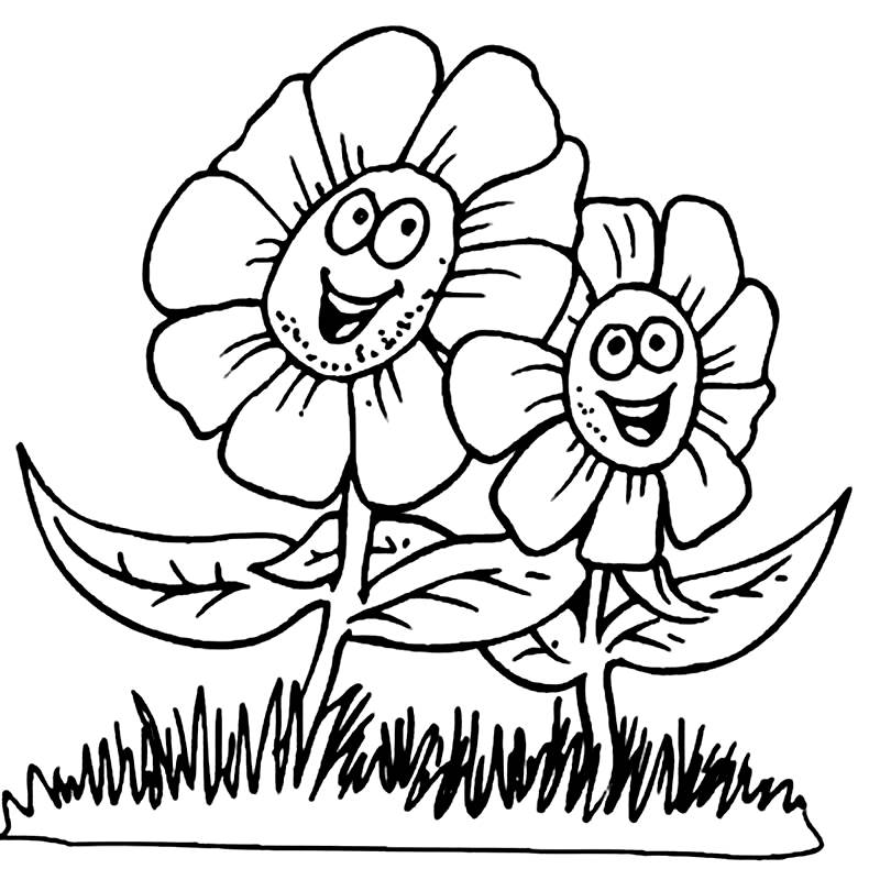  Spring Coloring Pages FLOWERS