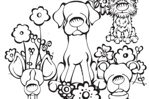 Spring Coloring Pages HAPPY SPRING