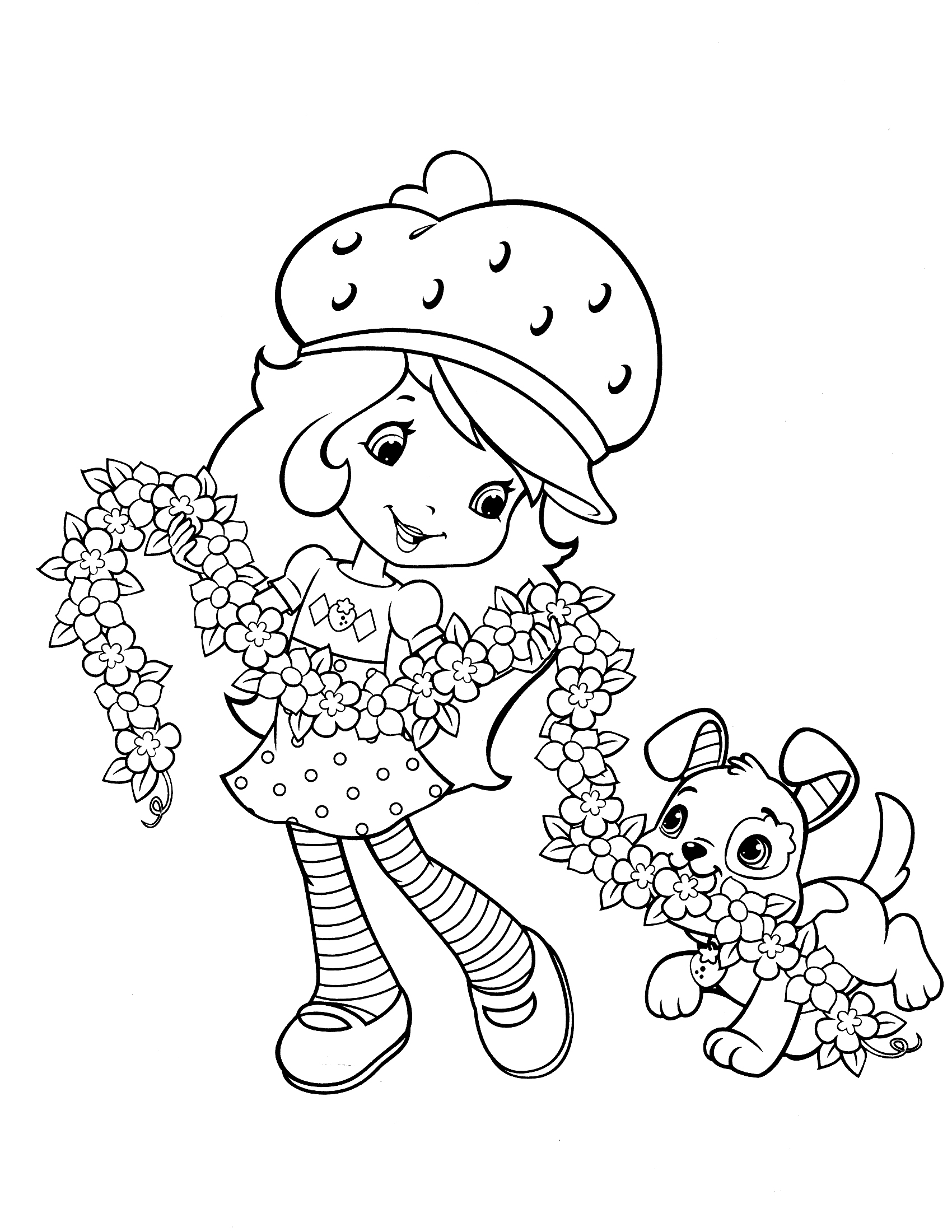  Strawberry Shortcake Coloring Pages / Cool coloring pages / 12
