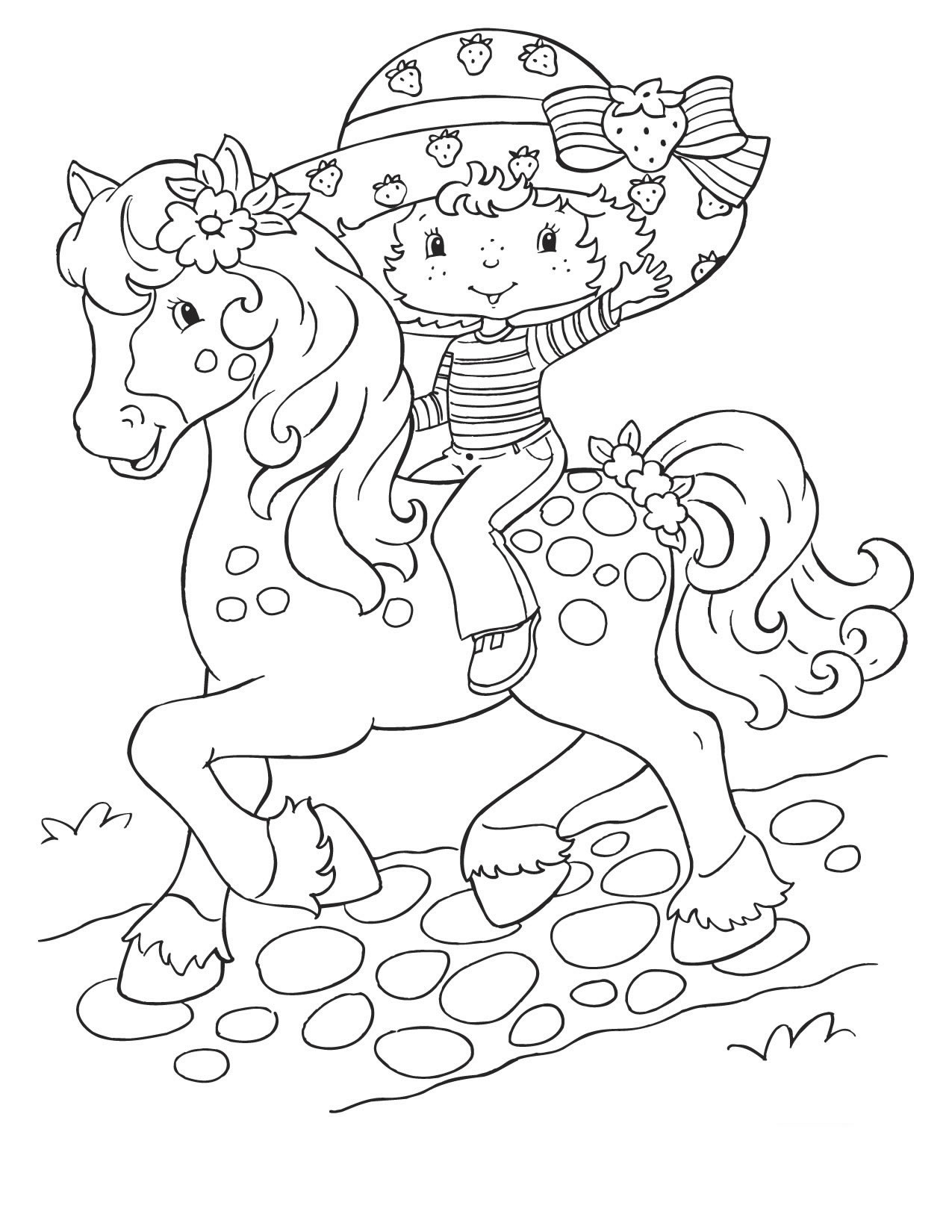  Strawberry Shortcake Coloring Pages / Cool coloring pages / 14