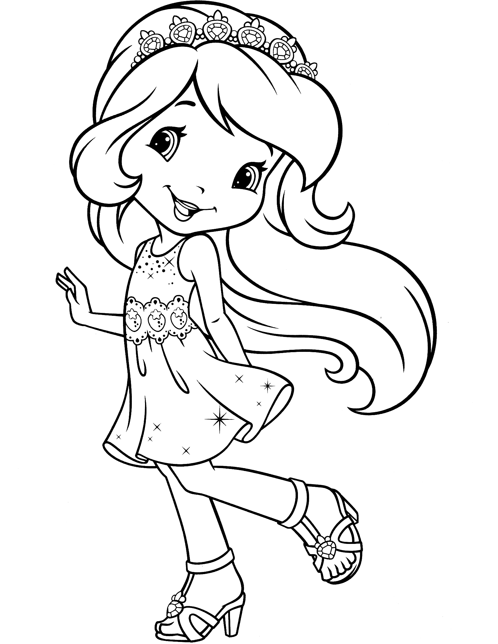  Strawberry Shortcake Coloring Pages / Cool coloring pages / 15