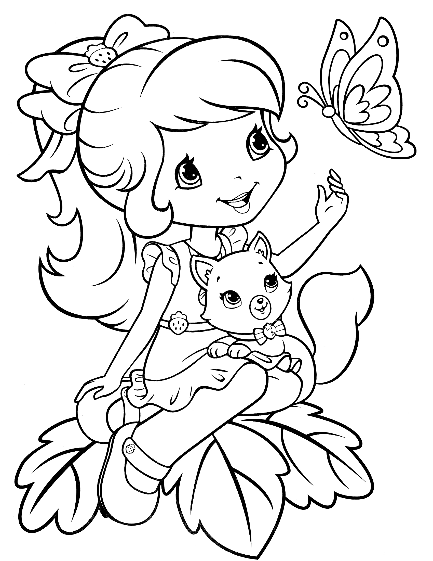  Strawberry Shortcake Coloring Pages / Cool coloring pages / 18