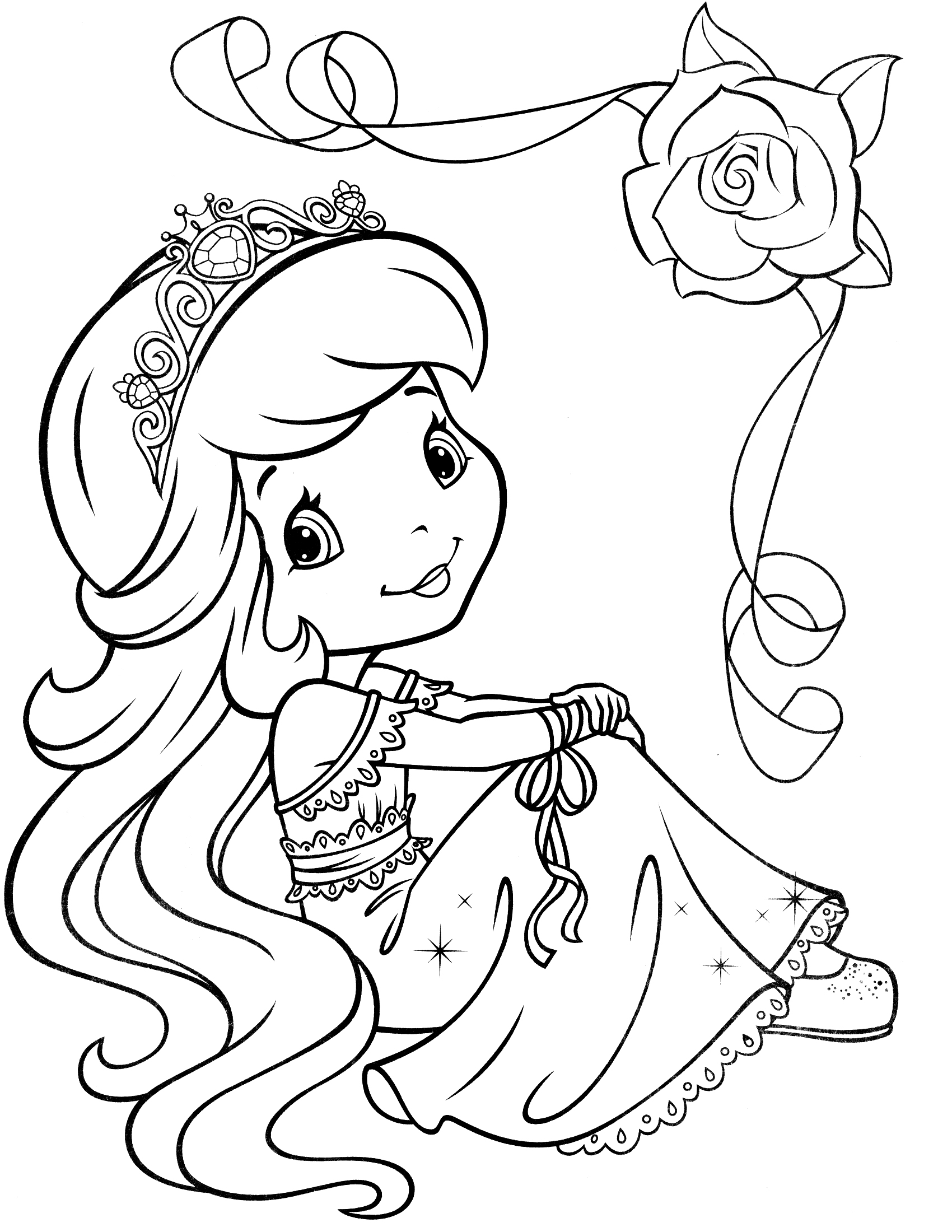  Strawberry Shortcake Coloring Pages / Cool coloring pages / 19
