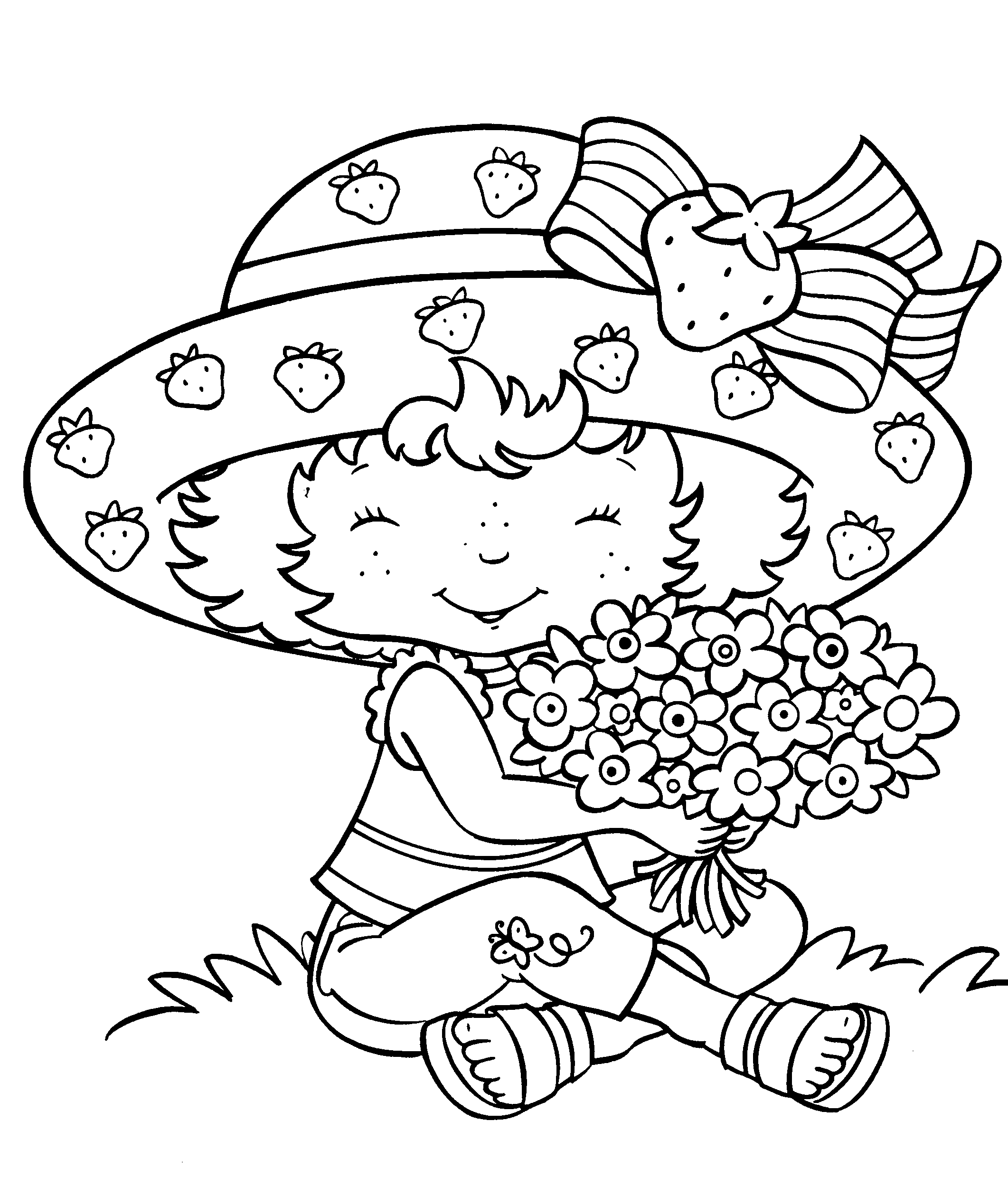 Strawberry Shortcake Coloring Pages / Cool coloring pages / 2