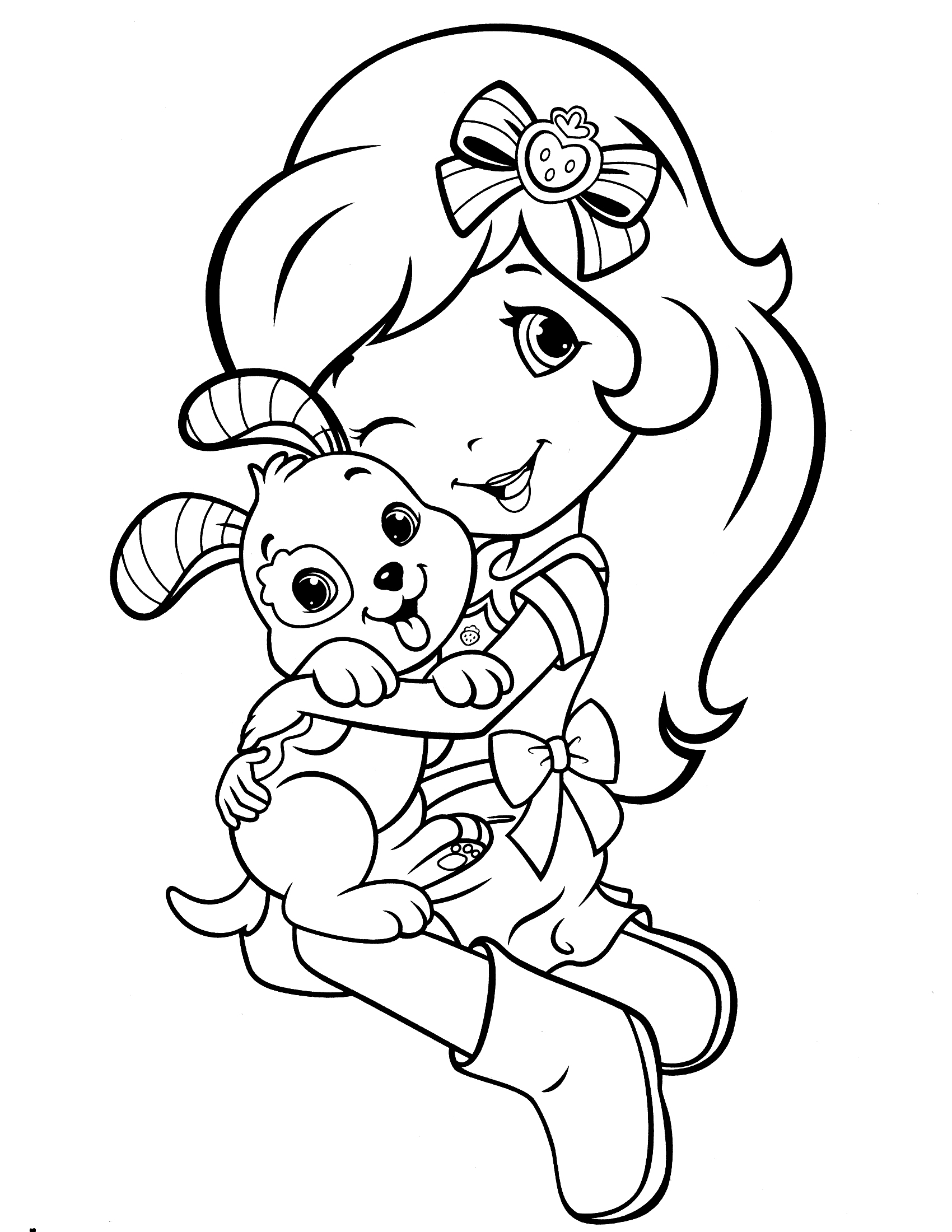  Strawberry Shortcake Coloring Pages / Cool coloring pages / 25