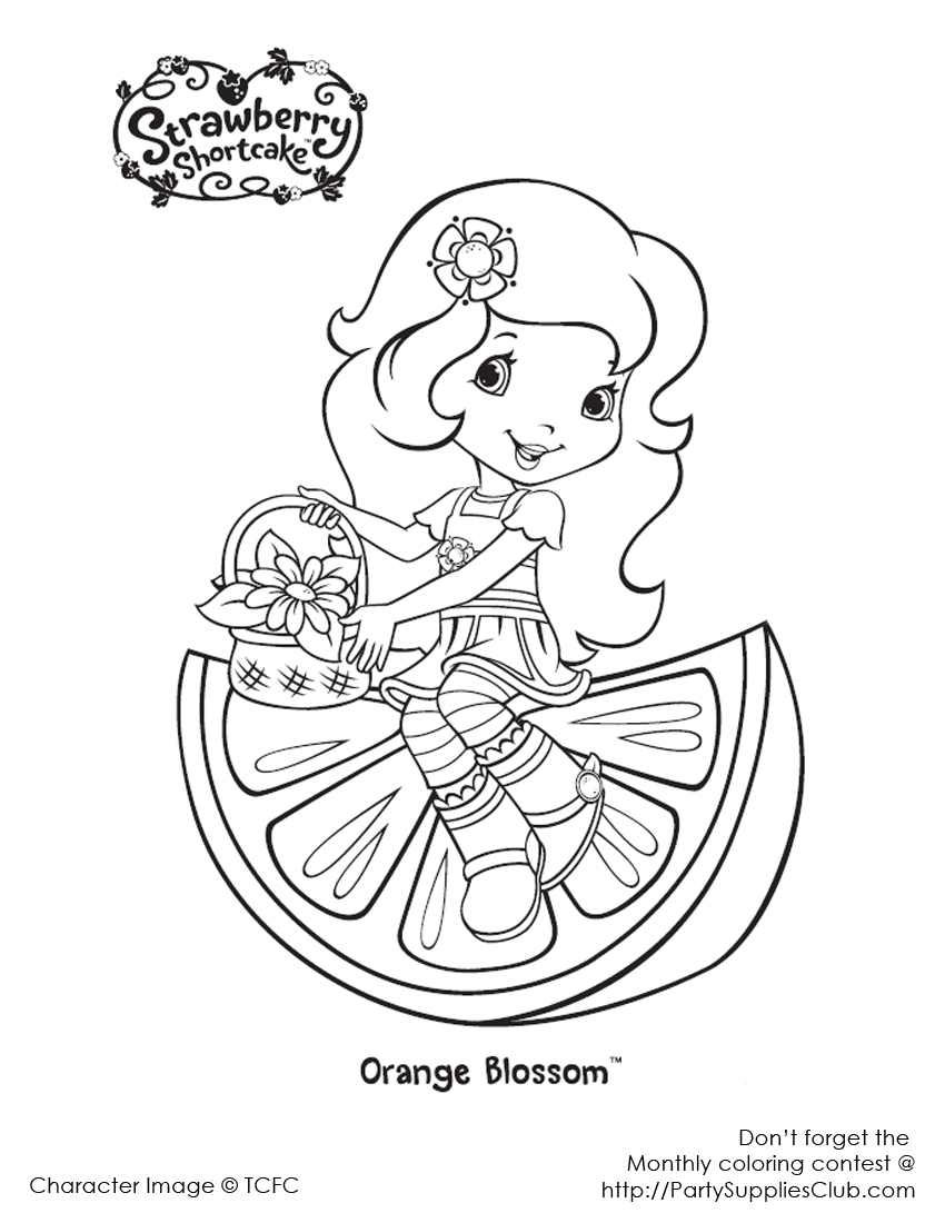 Strawberry Shortcake Coloring Pages / Cool coloring pages / 29