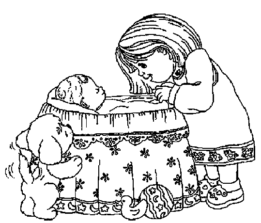 Baby Coloring pages | Coloring pages for girls |  #28