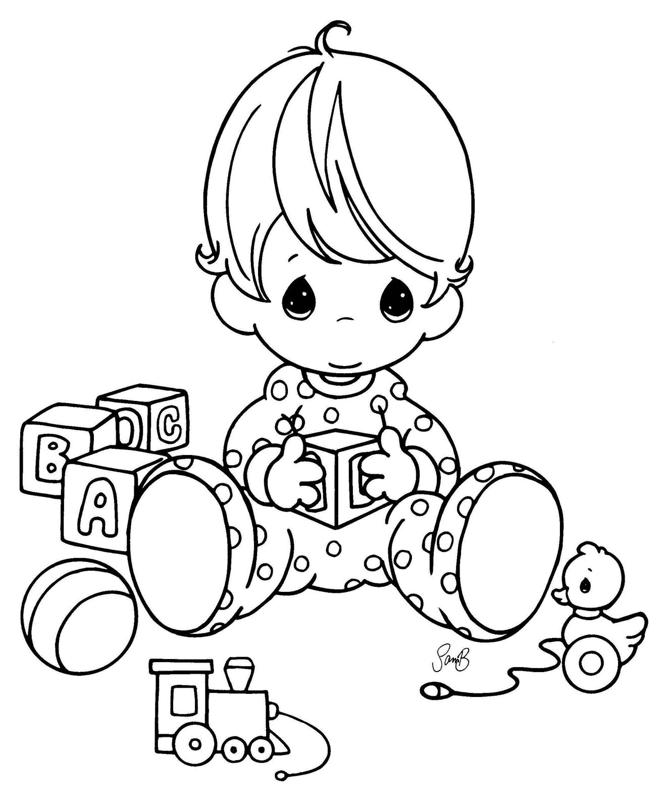 Baby Coloring pages | Coloring pages for girls |  #29
