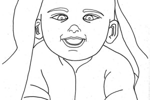 Baby Coloring pages | Coloring pages for girls |  #4