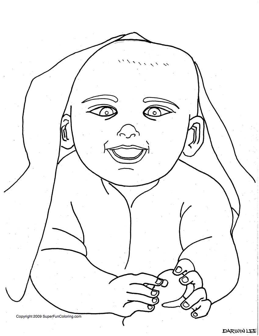  Baby Coloring pages | Coloring pages for girls |  #4