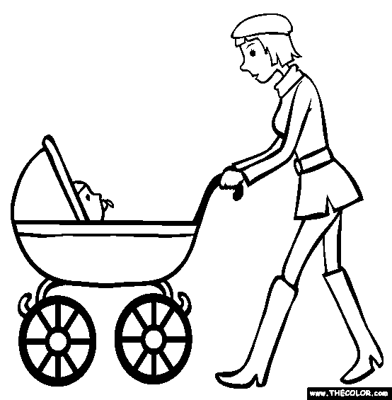 Baby Coloring pages | Coloring pages for girls |  #50