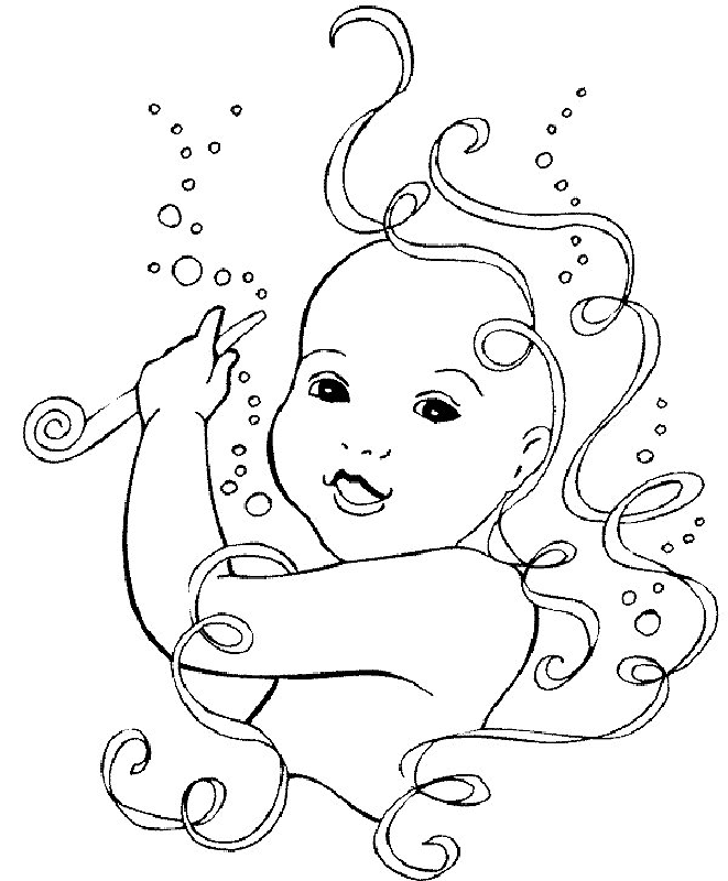 Baby Coloring pages | Coloring pages for girls |  #6