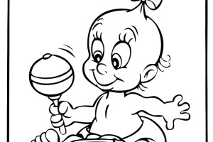 Baby Coloring pages | Coloring pages for girls |  #7