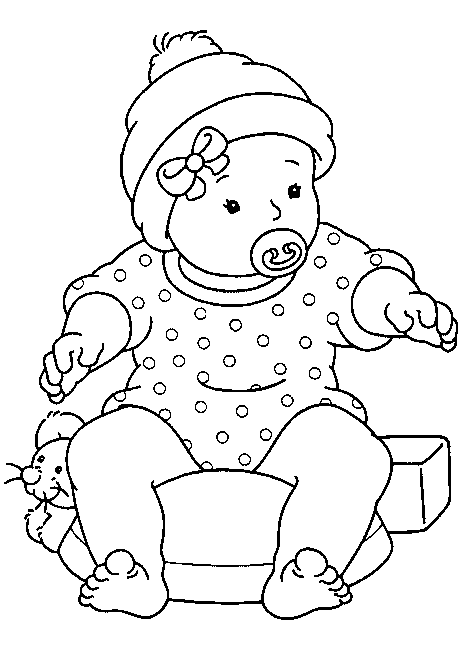 Baby Coloring pages | Coloring pages for girls |  #8