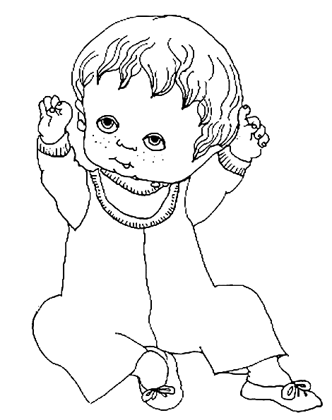 Baby Coloring pages | Coloring pages for girls |  #9
