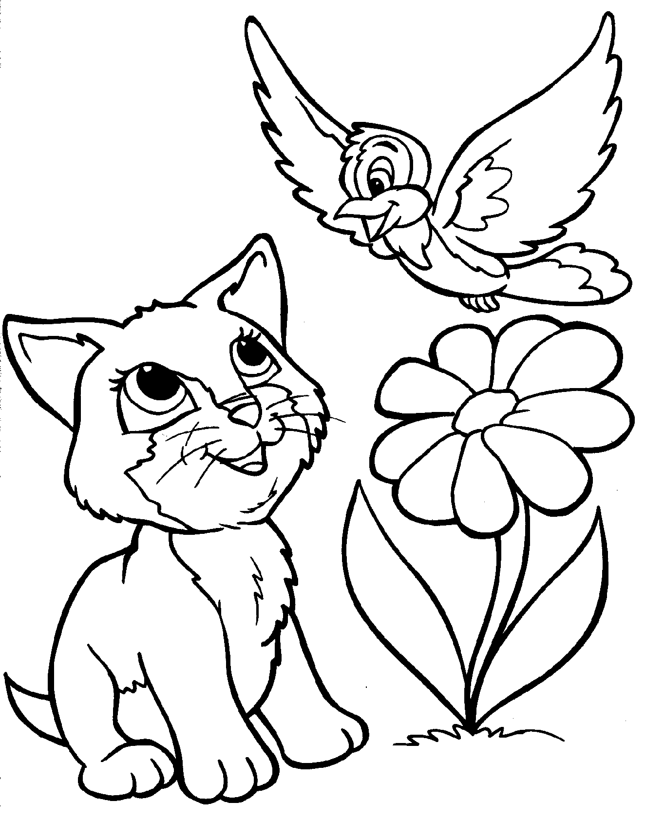 Cat coloring pages | #7