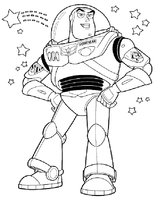 Disney coloring pages | Buzz