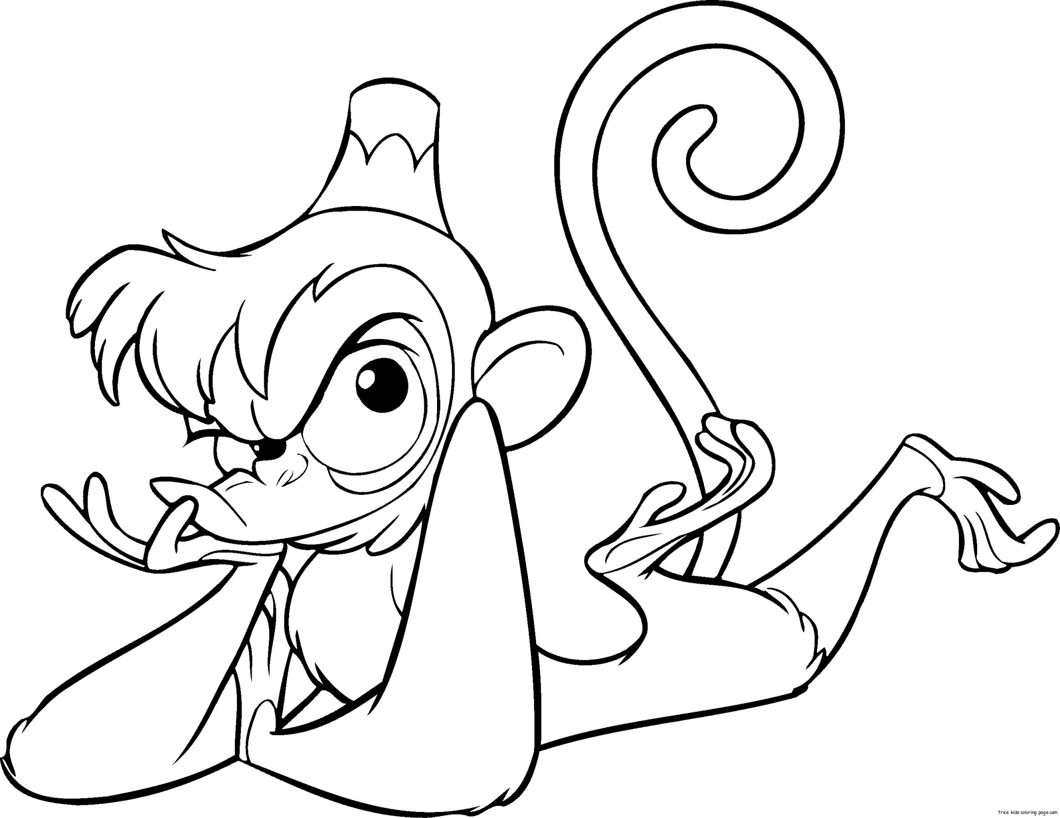  Disney coloring pages | Mickey Aladin