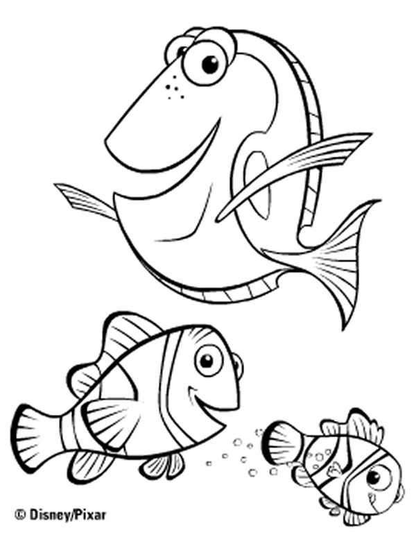  Disney coloring pages | Nemo
