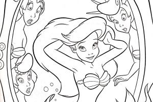 Disney coloring pages | Princess Ariel
