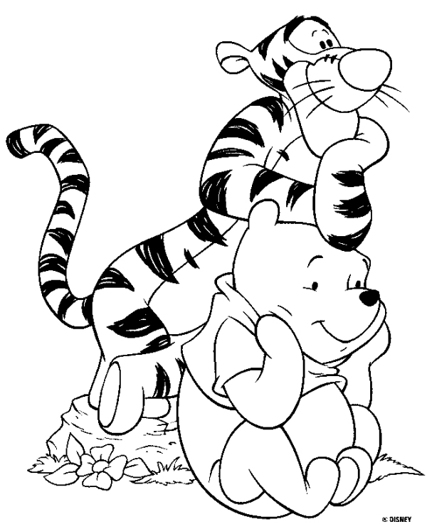  Disney coloring pages | Winnie the poo