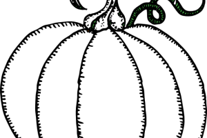 Halloween coloring pages | Cute pumpkin
