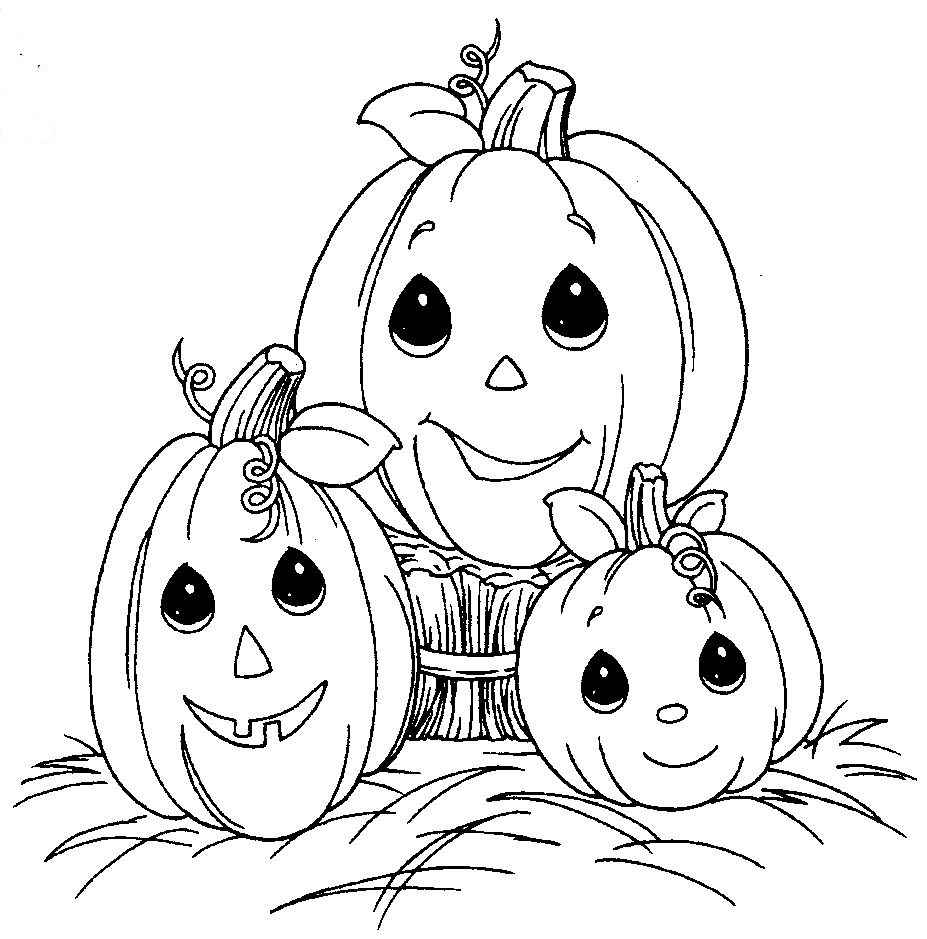 Halloween coloring pages | Family pumpkin