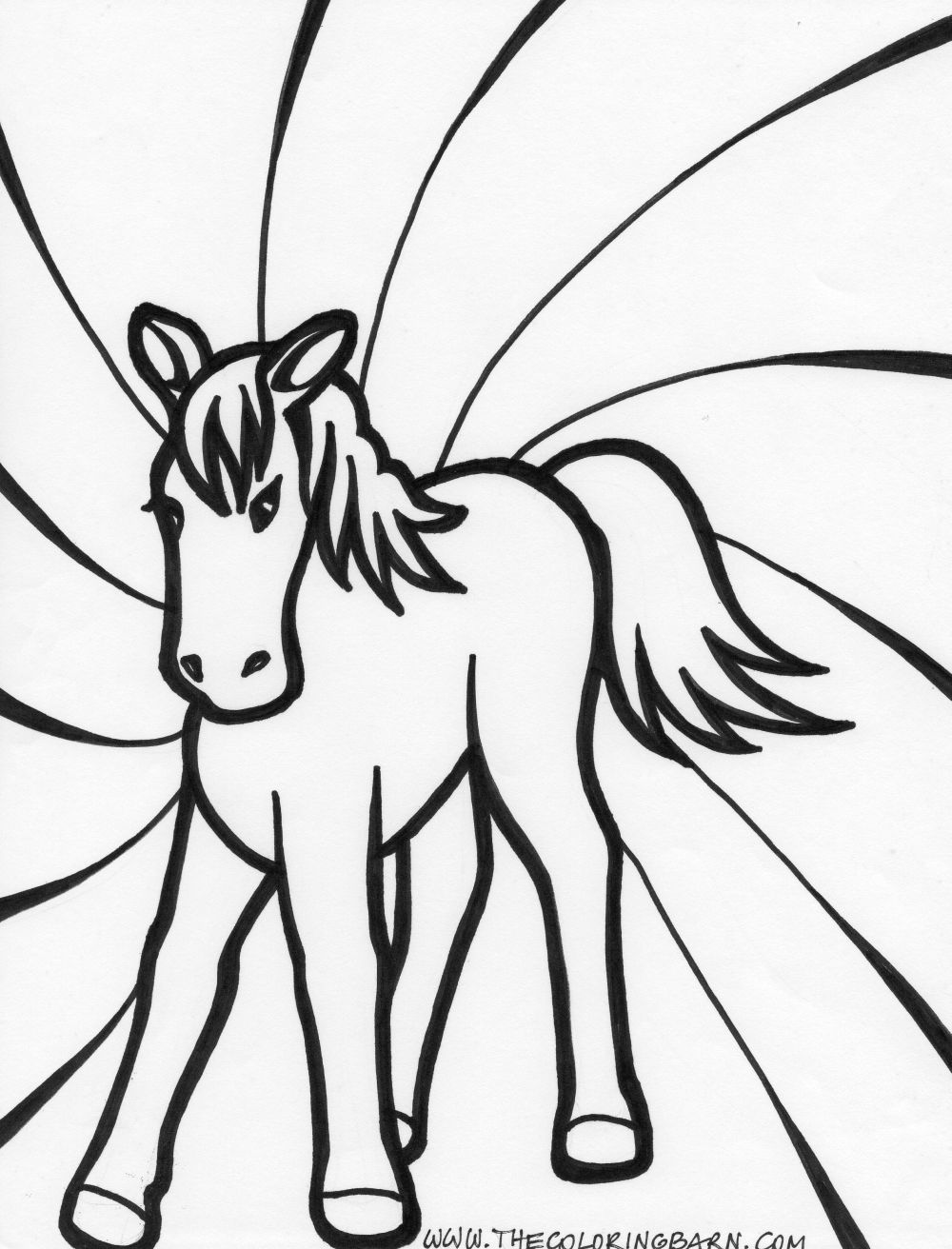  Horse coloring pages | FREE coloring pages | #10
