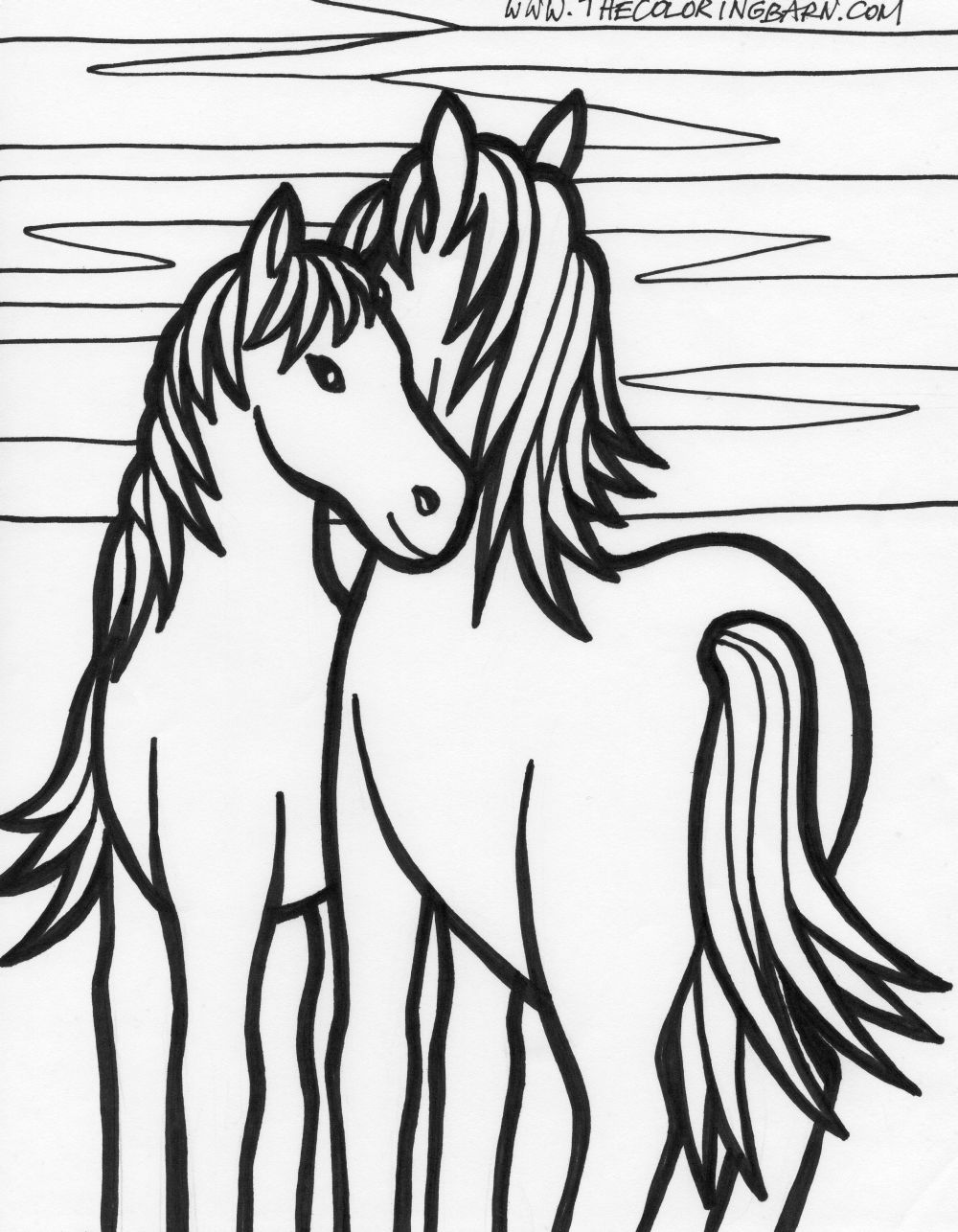  Horse coloring pages | FREE coloring pages | #15