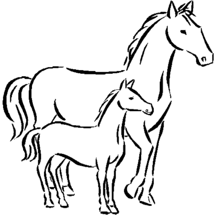 Horse coloring pages | FREE coloring pages | #17