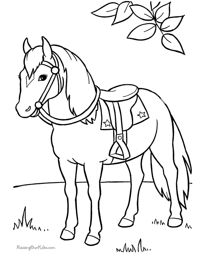 Horse coloring pages | FREE coloring pages | #27