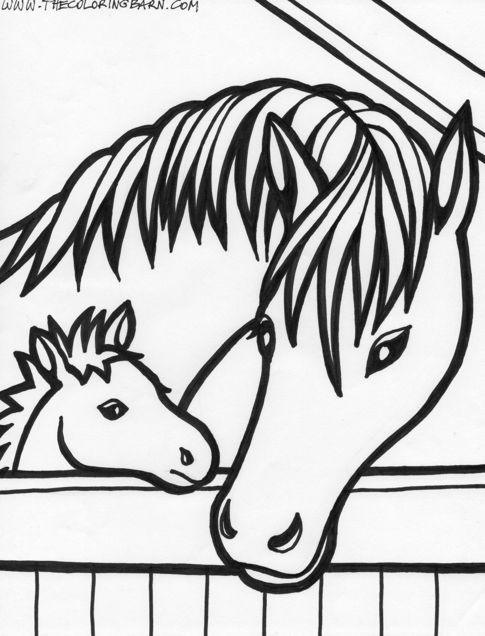  Horse coloring pages | FREE coloring pages | #28