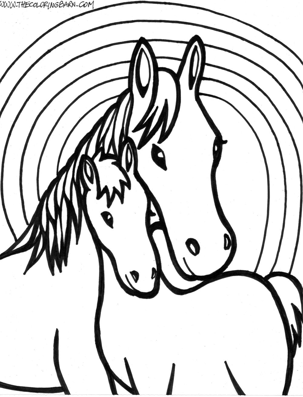  Horse coloring pages | FREE coloring pages | #3